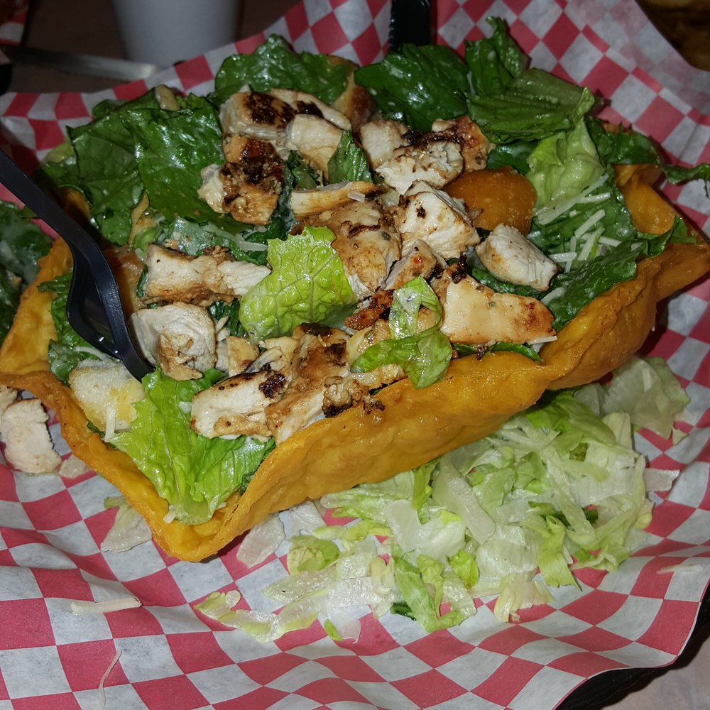 Waldo's Wings - Cesar Salad with Grilled Chicken - Burgers Near Me - Winston Salem, North Carolina Waldo's Wings - Cesar Salad with Grilled Chicken - Burgers Near Me - Winston Salem, North Carolina