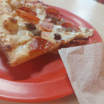Cicis Pizza - Pizza I'm soooooooo thin its I sane.. I am guessing food cost is an issue with this company...greed over service and quality . - Pizza Near Me - Porter, Texas Cicis Pizza - Pizza I'm soooooooo thin its I sane.. I am guessing food cost is an issue with this company...greed over service and quality . - Pizza Near Me - Porter, Texas