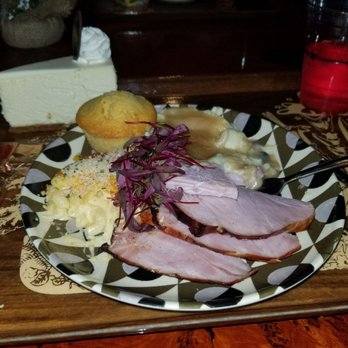 Clifton's Republic - Ham, mac n cheese, mashed potatoes, jalapeno cornbread, and Cheesecake :) - Bars Near Me - Los Angeles, California Clifton's Republic - Ham, mac n cheese, mashed potatoes, jalapeno cornbread, and Cheesecake :) - Bars Near Me - Los Angeles, California