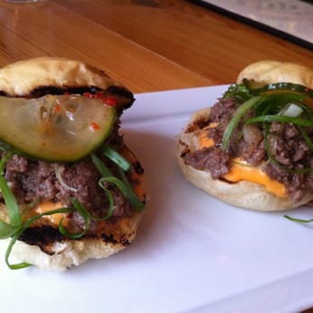 Danji - Spicy bulgogi sliders - Korean Near Me - New York, New York Danji - Spicy bulgogi sliders - Korean Near Me - New York, New York