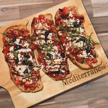 Mediterraneo Family Restaurant - Greek Bruschetta - Greek Near Me - Waterloo, Ontario Mediterraneo Family Restaurant - Greek Bruschetta - Greek Near Me - Waterloo, Ontario