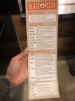 Menu photo 5 Blaze Pizza Miami, FL