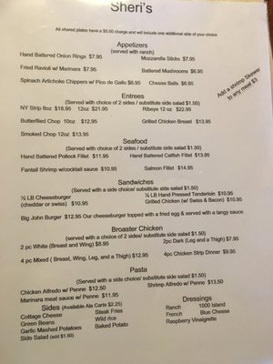 Menu photo 2 Sheri's Shenandoah, IA