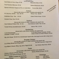 Sheri's - Menu Page 1