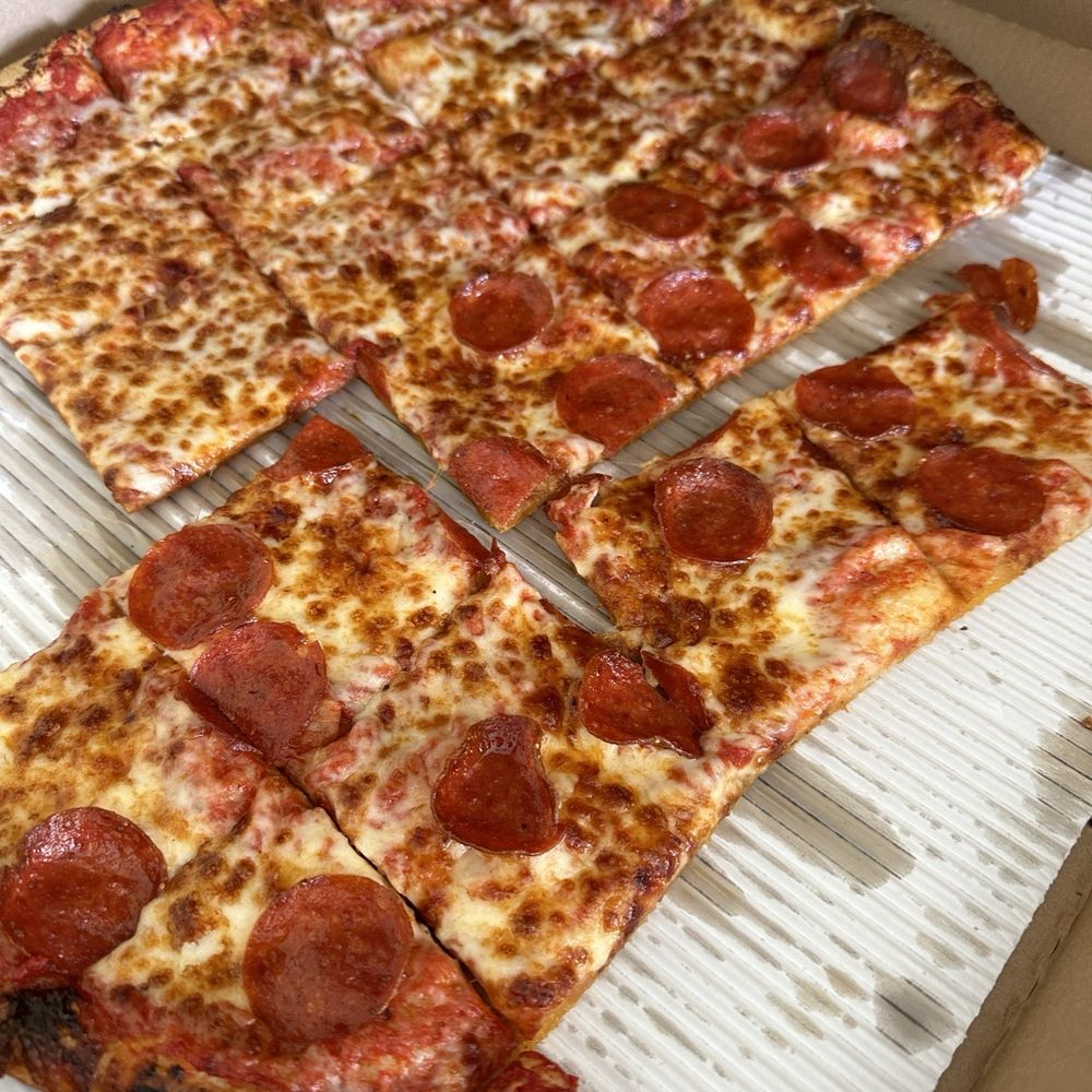 Colonial Pizza - Half plain/half pepperoni - Pizza Near Me - Cedarville, Ohio Colonial Pizza - Half plain/half pepperoni - Pizza Near Me - Cedarville, Ohio