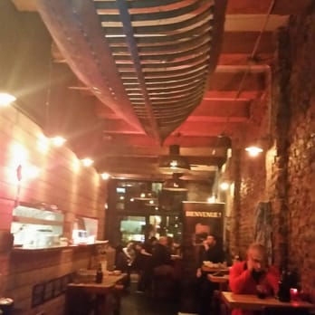 Devil's Elbow Ale & Smoke House - Walking thru the corridor, a wooden canoe hanging from the ceiling...I think about how I would sail away with my beloved... - Gastropubs Near Me - Vancouver, British Columbia Devil's Elbow Ale & Smoke House - Walking thru the corridor, a wooden canoe hanging from the ceiling...I think about how I would sail away with my beloved... - Gastropubs Near Me - Vancouver, British Columbia