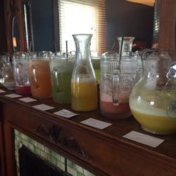 J Frank - Fresh squeezed juice smorgasbord! Double Yum!