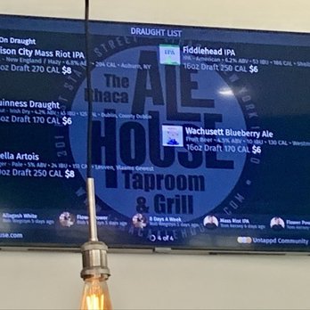 Ithaca Ale House - Some of the 4-pages of beers (Jul 2026) - New American Near Me - Ithaca, New York Ithaca Ale House - Some of the 4-pages of beers (Jul 2026) - New American Near Me - Ithaca, New York