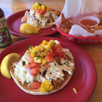 Coconuts Fish Cafe - Fish tacos, coconut shrimp, Tiger sauce - Seafood Near Me - Kihei, Hawaii