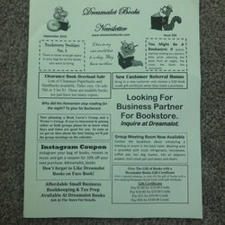 Dreamalot Books - Dreamalot Books Newsletter