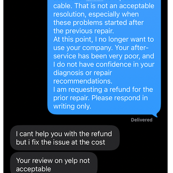 Royale Garage Door Repair - The Owner's responseThe company's response after its return inspection, in which it attributed the problem to the cable. - Garage Door Services Near Me - Reseda, California Royale Garage Door Repair - The Owner's responseThe company's response after its return inspection, in which it attributed the problem to the cable. - Garage Door Services Near Me - Reseda, California