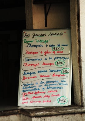 Menu photo 4 Los Gauchos Puerto Morelos, ROO