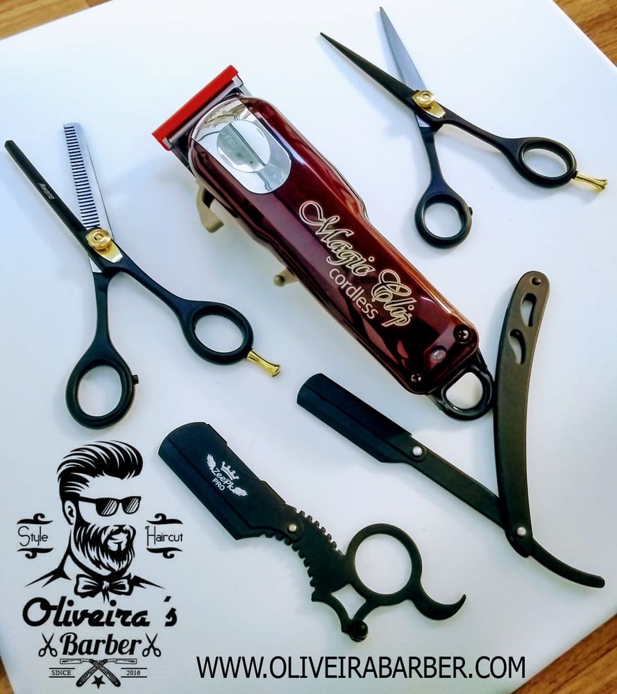 Oliveira's Barber Logo
