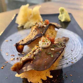 Kaiyo Rooftop - Eggplant Nigiri - Peruvian Near Me - San Francisco, California Kaiyo Rooftop - Eggplant Nigiri - Peruvian Near Me - San Francisco, California