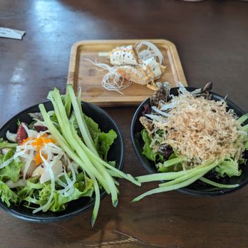 Aikan Sushi - Skinny salmon, octopus salad, salmon skin salad. - Sushi Bars Near Me - Long Beach, California