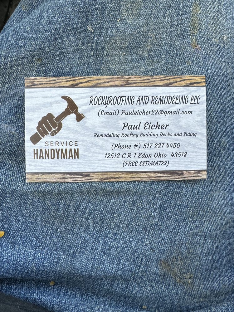 ROCKY ROOFING AND REMODELING Updated April 2024 12512 C R 1, Edon
