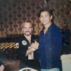 U.S. Taekwondo College - Master J. Townsend Tremblay with Don "The Dragon" Wilson (took my students to the World Martial Arts Championships in Las Vegas 1999)