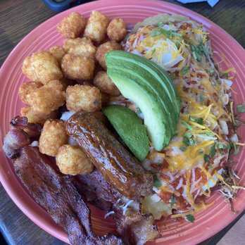 Blackbird Café - Juan Wayne on sopes instead of tortilla - Cafes Near Me - Long Beach, California