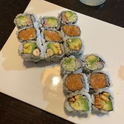 Kiyomi Hibachi Steakhouse - California, spicy crunch tuna, avocado peanut