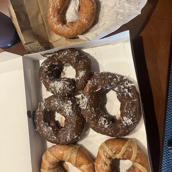 Miss Miller’s Donuts - Maple, chocolate coconut and a classic glaze. - Donuts Near Me Miss Miller’s Donuts - Maple, chocolate coconut and a classic glaze. - Donuts Near Me