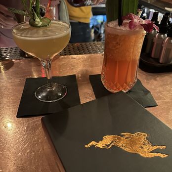 The Blind Rabbit - Love you better (left), everything is beautiful (right) - Cocktail Bars Near Me - Anaheim, California