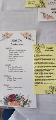 Menu photo 8 Tea List Davis, CA