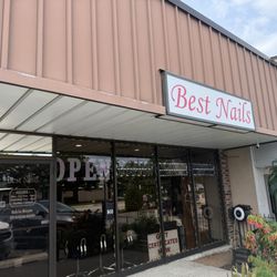 Strip mall storefront.