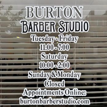 Burton Barber Studio - Barbers Near Me - Baltimore, Maryland Burton Barber Studio - Barbers Near Me - Baltimore, Maryland