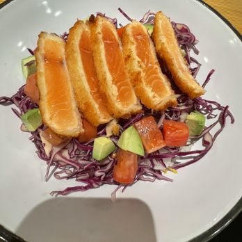 Tendon Kohaku - Salmon don - Japanese Near Me - Bellevue, Washington Tendon Kohaku - Salmon don - Japanese Near Me - Bellevue, Washington