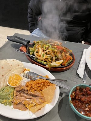 Photo of Pepe's Mexican & American Restaurant - Canyon Lake, CA, US. Another fajita plate