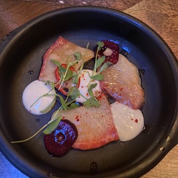Millwright's - Hamachi crudo - New American Near Me - Simsbury, Connecticut