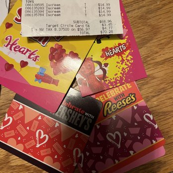 Target - Clearly Valentines at FULL price. AND the check out lady was extremely rude, refusing to sell me the items that WERE scanning 90% off. - Department Stores Near Me - Las Vegas, Nevada Target - Clearly Valentines at FULL price. AND the check out lady was extremely rude, refusing to sell me the items that WERE scanning 90% off. - Department Stores Near Me - Las Vegas, Nevada