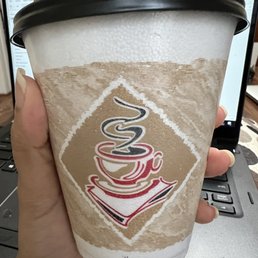 a hand holding a cup of coffee a hand holding a cup of coffee