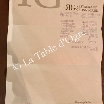 Restaurant Grønnegade - Bill - French Near Me - København K, 84