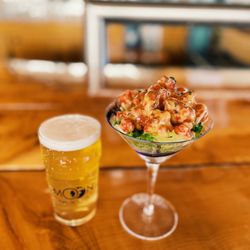 Moon Under Water Brewpub - Shrimp Dynamites and Lightside of the Moon Session Lager