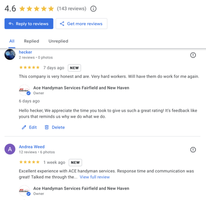 New to Yelp, Not New to 5 Star Reviews - Reviews from our Google Profile New to Yelp, Not New to 5 Star Reviews - Reviews from our Google Profile