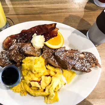 Waypoint Cafe - French Toast Combo, very filling! - American Near Me - Camarillo, California