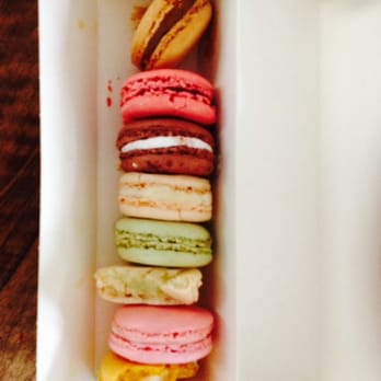 Ladurée - Bottom: Lemon, rose water, orange blossom, pistachio, coconut, chocolate, raspberry and salted caramel. - Macarons Near Me - Paris, 75 Ladurée - Bottom: Lemon, rose water, orange blossom, pistachio, coconut, chocolate, raspberry and salted caramel. - Macarons Near Me - Paris, 75