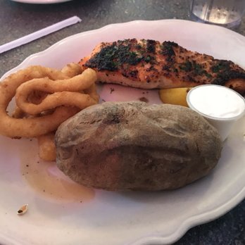 Captain John's Dockside - Salmon filet - Seafood Near Me - Chapel Hill, North Carolina