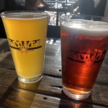 Valley Taproom - Valley Lager and Fistful of Gummies Fruited Sour - Beer Bar Near Me - Gilbert, Arizona