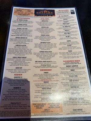 Menu photo 5 Bonfire Craft Kitchen & Tap House Surprise, AZ