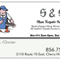S & S Shoe Repair - Business Card
