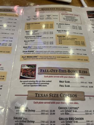 Menu photo 2 Texas Roadhouse Mesa, AZ Menu photo 2 Texas Roadhouse Mesa, AZ