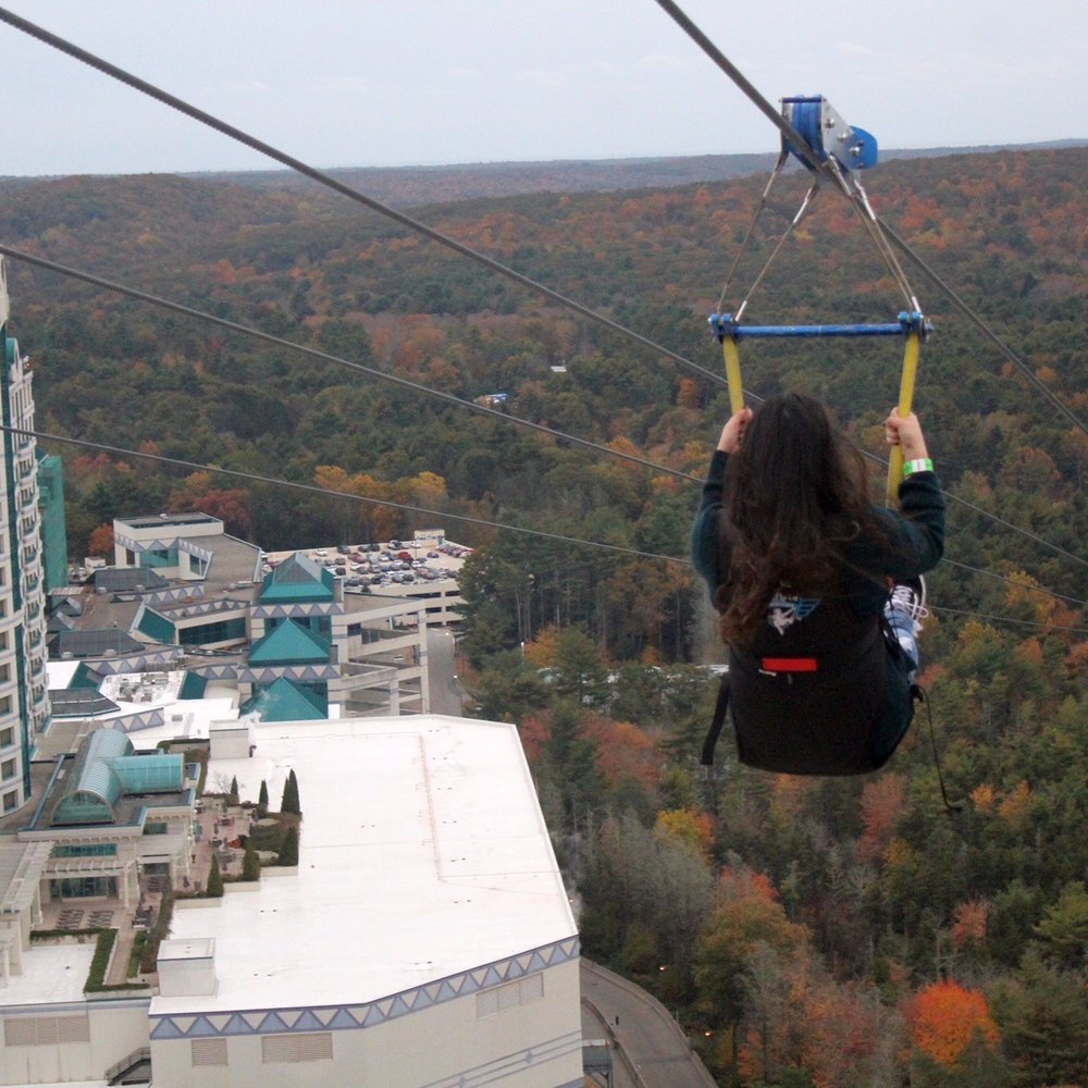 Highflyer at Foxwoods - Ziplining Near Me - Mashantucket, Connecticut