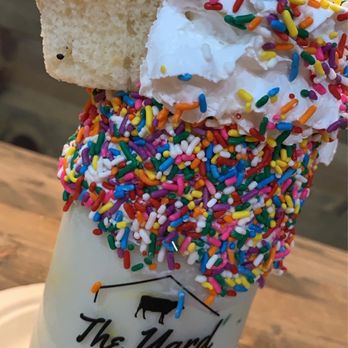 The Yard Milkshake Bar - Birthday Cake Milkshake. - Ice Cream & Frozen Yogurt Near Me - Panama City Beach, Florida