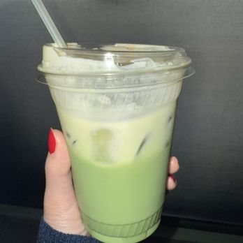 Academic Coffee - Matcha latte w/ banana cream pie - Bakeries Near Me - San Jose, California Academic Coffee - Matcha latte w/ banana cream pie - Bakeries Near Me - San Jose, California