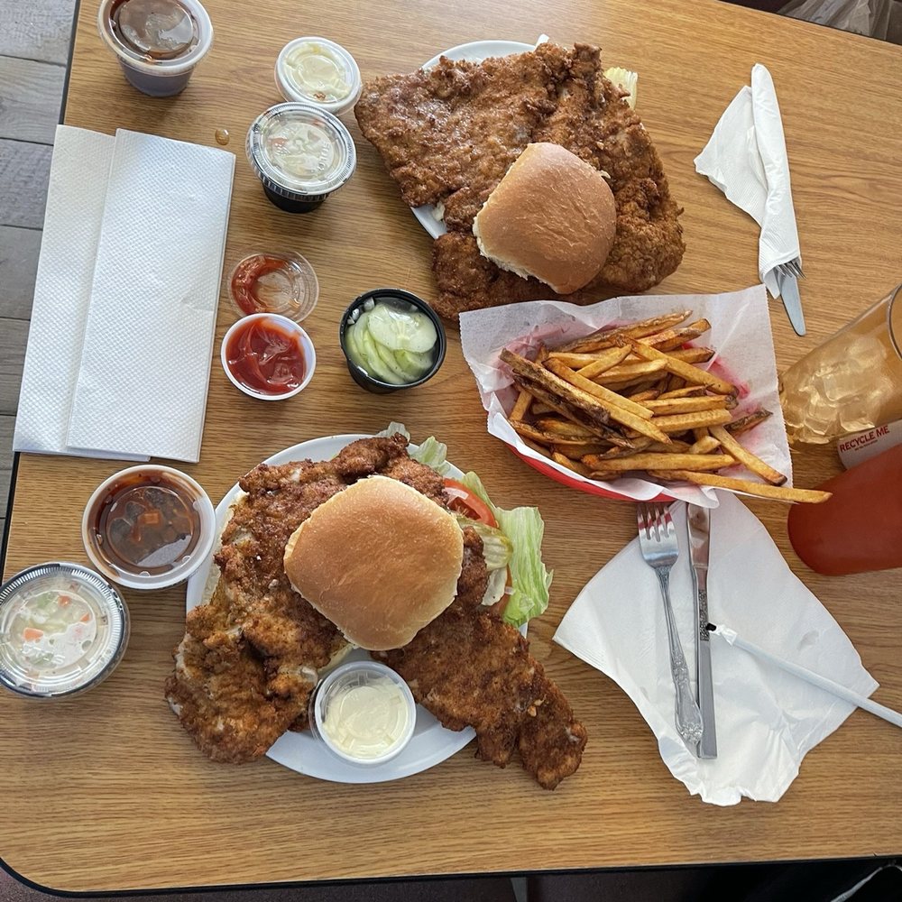 Tuesday Pork Tenderloin Special w/ extra fries  and sides