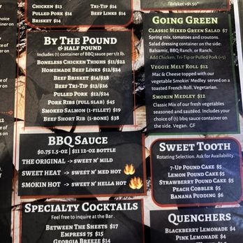 Smokin Woods BBQ - Menu - Barbeque Near Me - Oakland, California Smokin Woods BBQ - Menu - Barbeque Near Me - Oakland, California