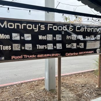 Monroy’s Food and Catering - Hours - Fast Food Near Me - Bakersfield, California Monroy’s Food and Catering - Hours - Fast Food Near Me - Bakersfield, California