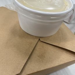 Takeout order of chips and queso